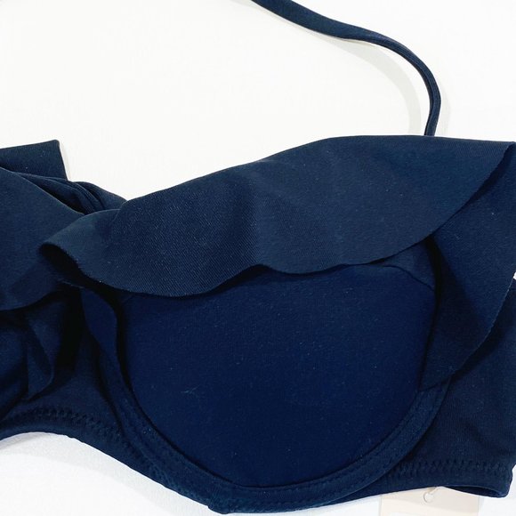 Eberjey moonlit blue padded cup bikini top - Picture 5 of 9